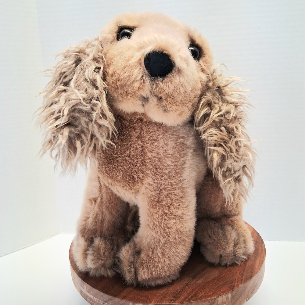 VTG America Wego Spaniel with Flocking 95210S Dog Plush 12 Inch Stuffed Animal